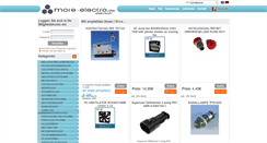 Desktop Screenshot of more-electro.de